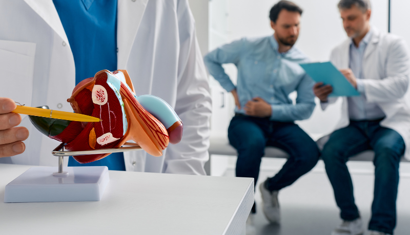 Pessoa em silhueta flexiona os braços em gesto de força contra o pôr do sol alaranjado, com montanhas ao fundo.